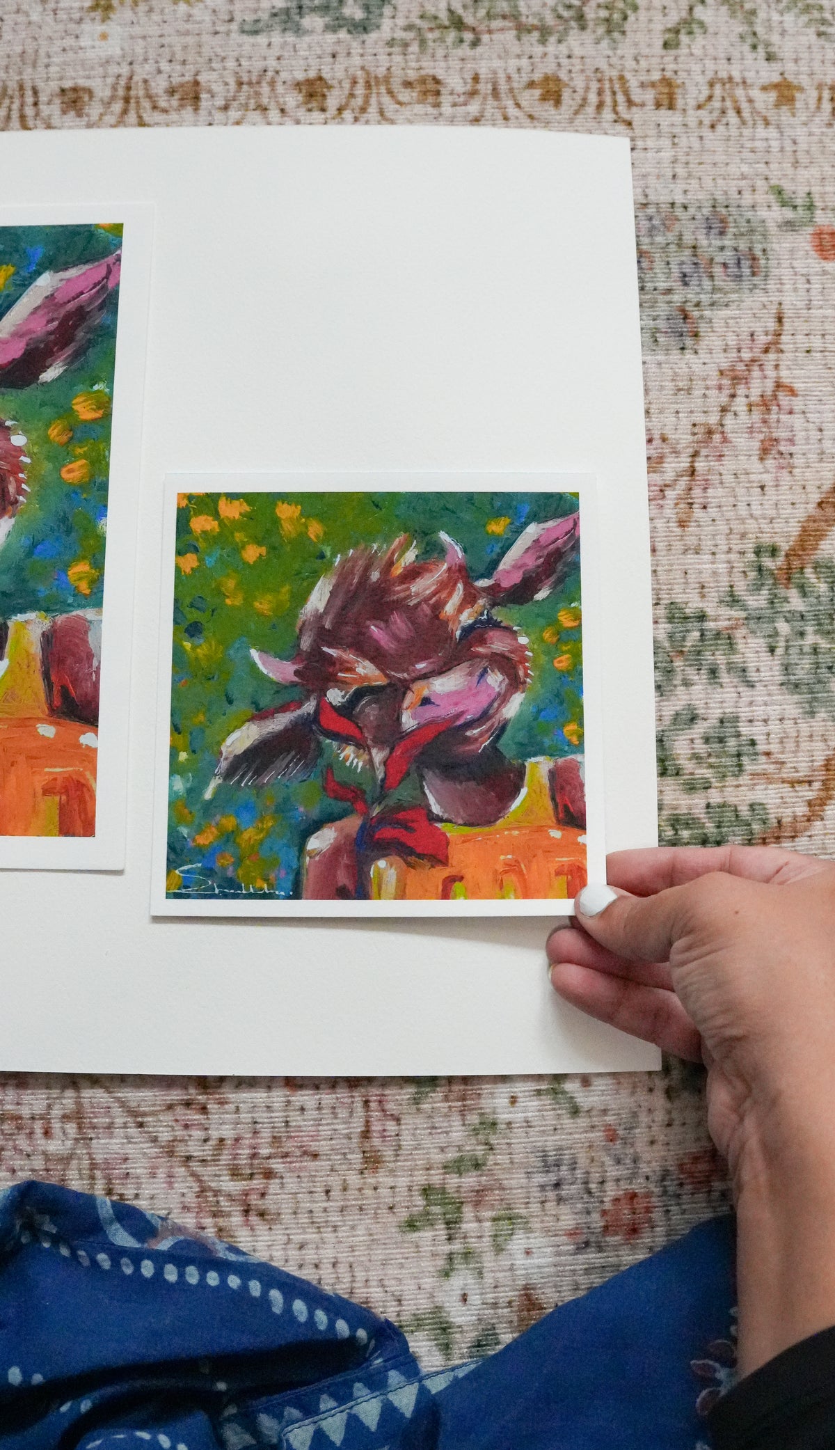 Mustard Moo Fine Art Print