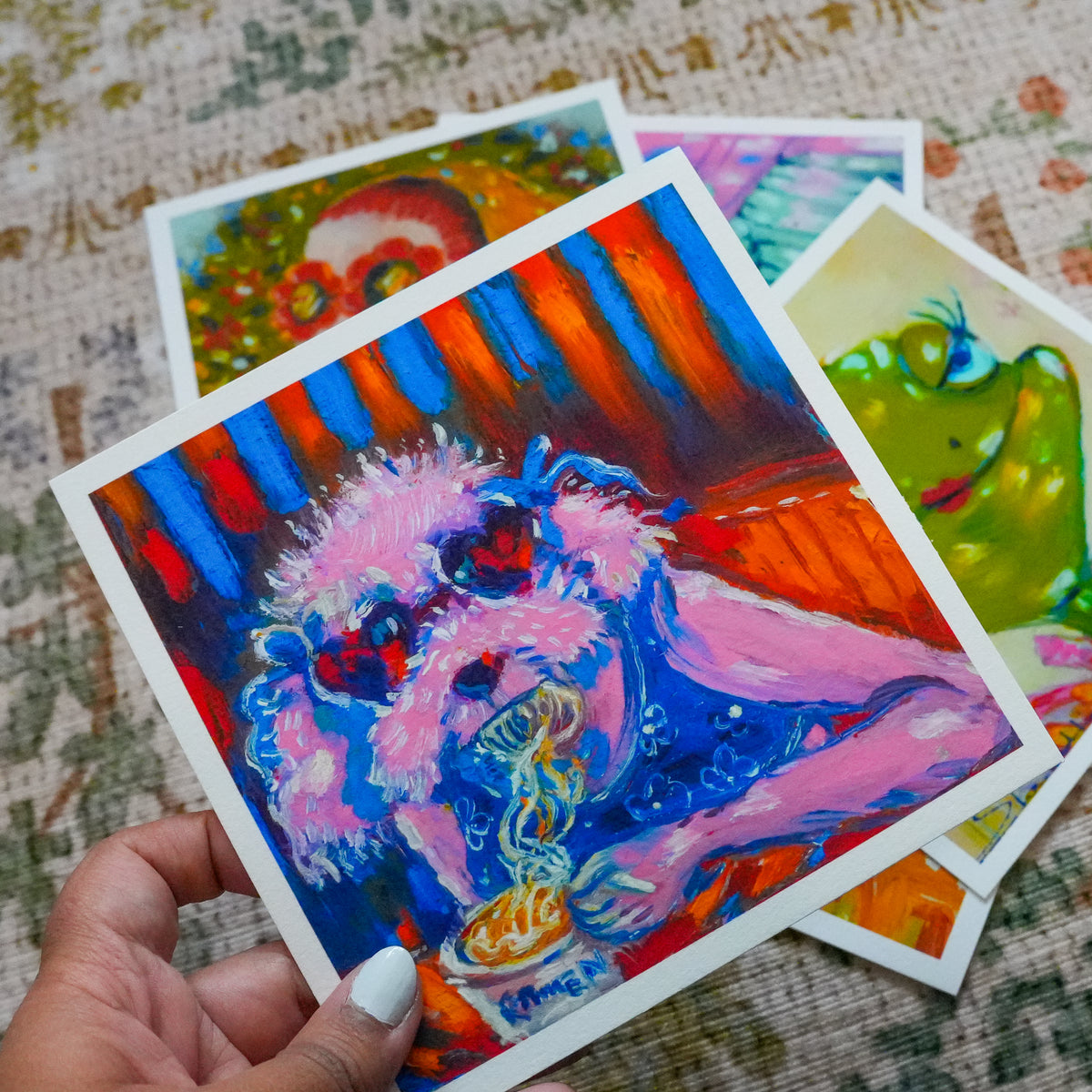 Ramen Poodle Print