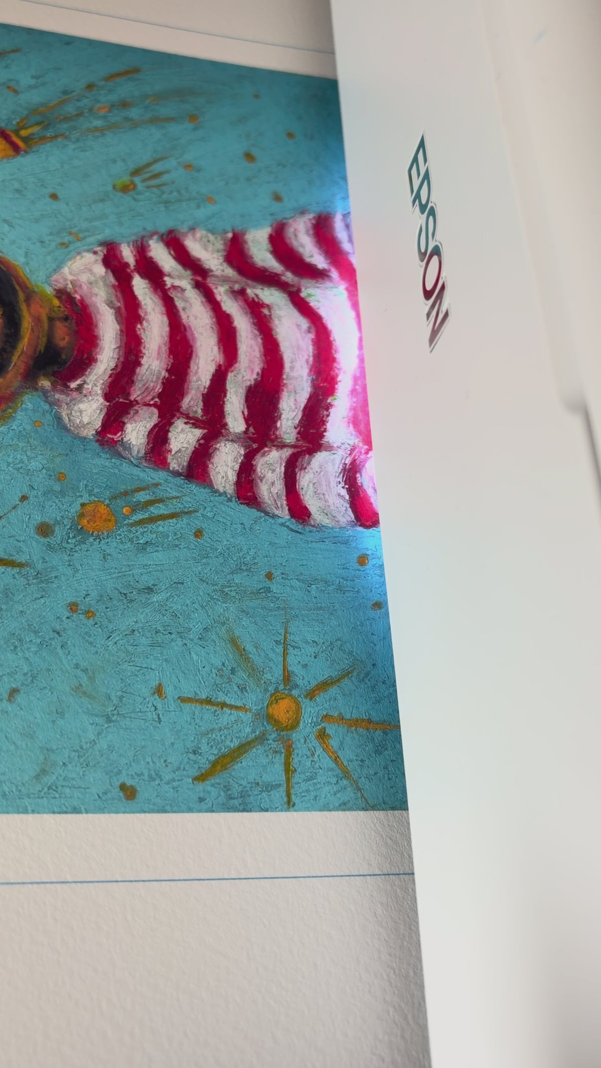 Croissant Boy Print